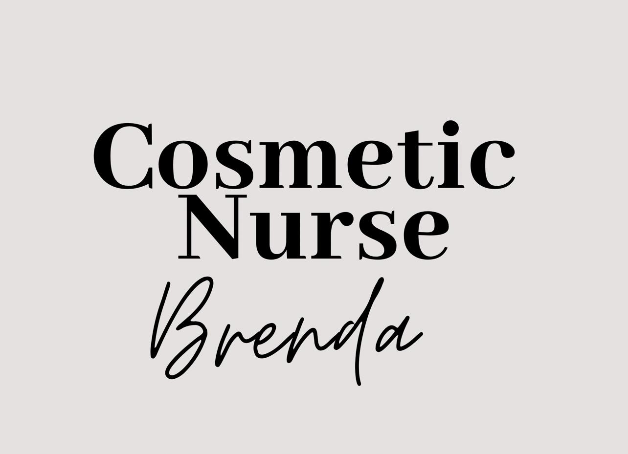 Cosmetic Nurse Brenda