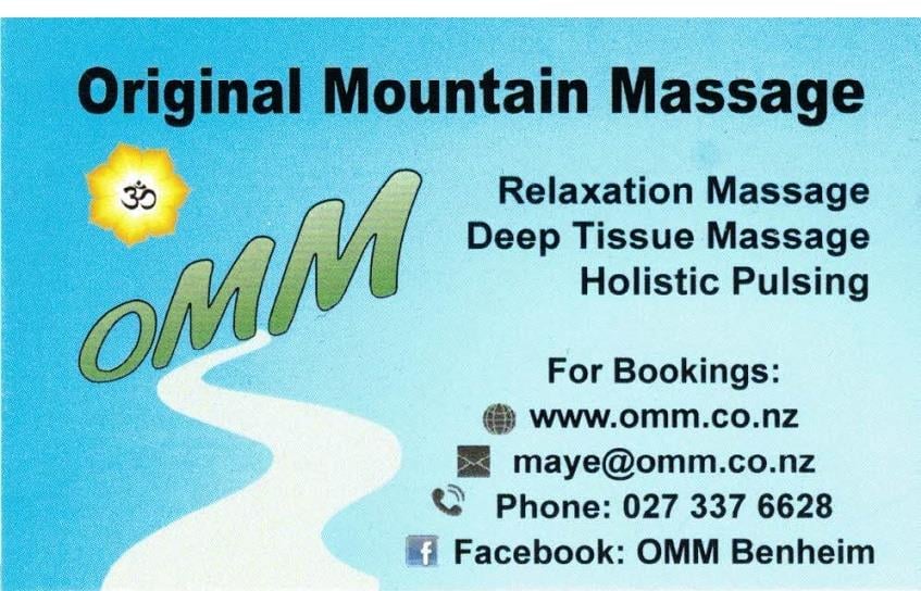 Original Mountain Massage Blenheim