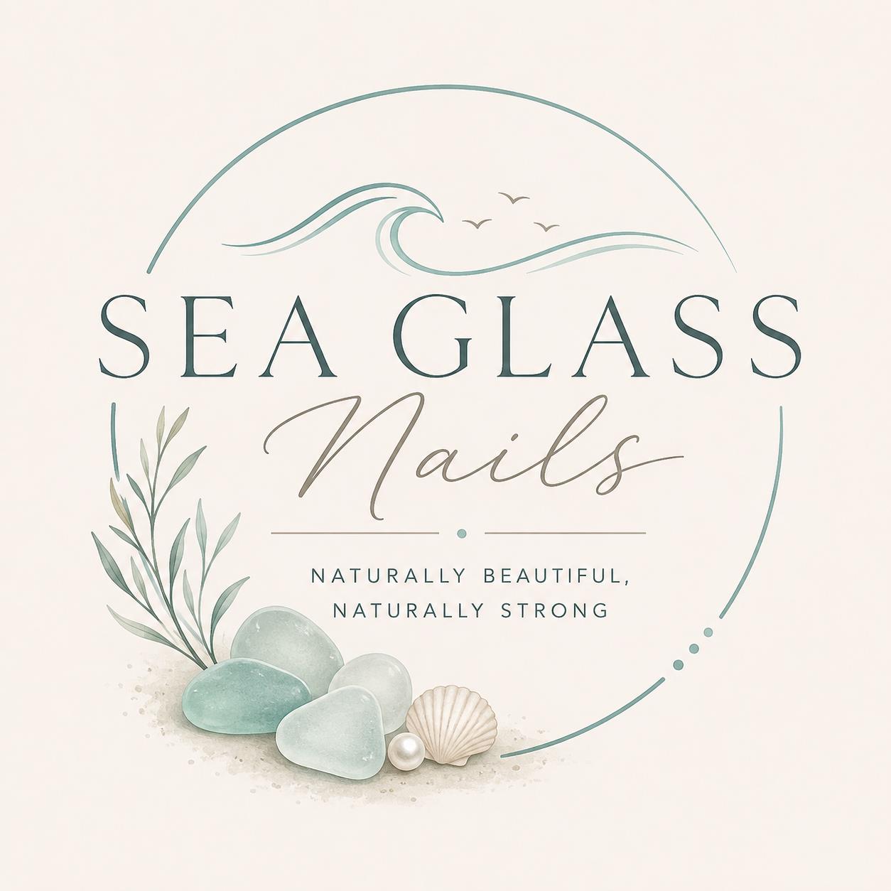 Sea Glass Nails