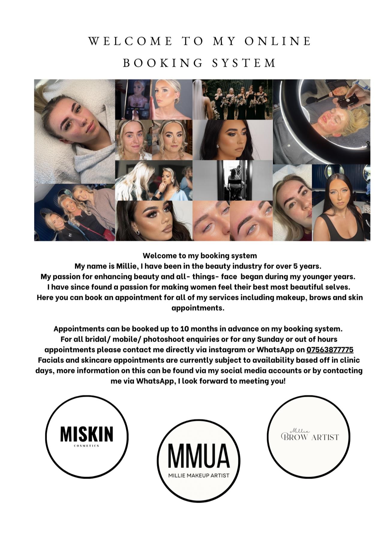 Millie Makeup Artist / Brow & Skincare Specialist