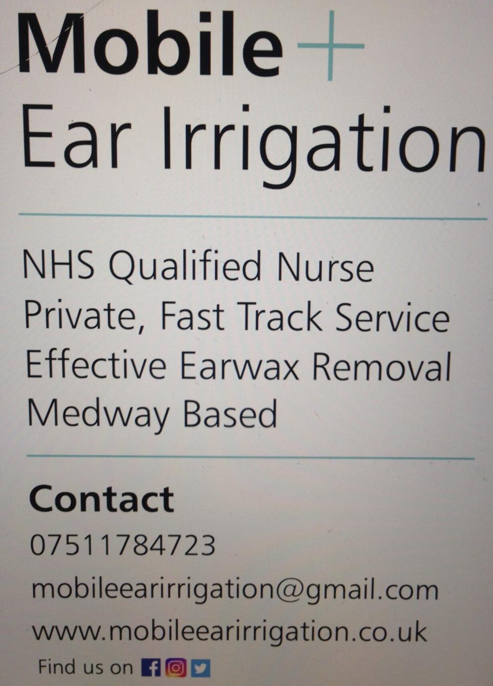 Mobile Ear Irrigation