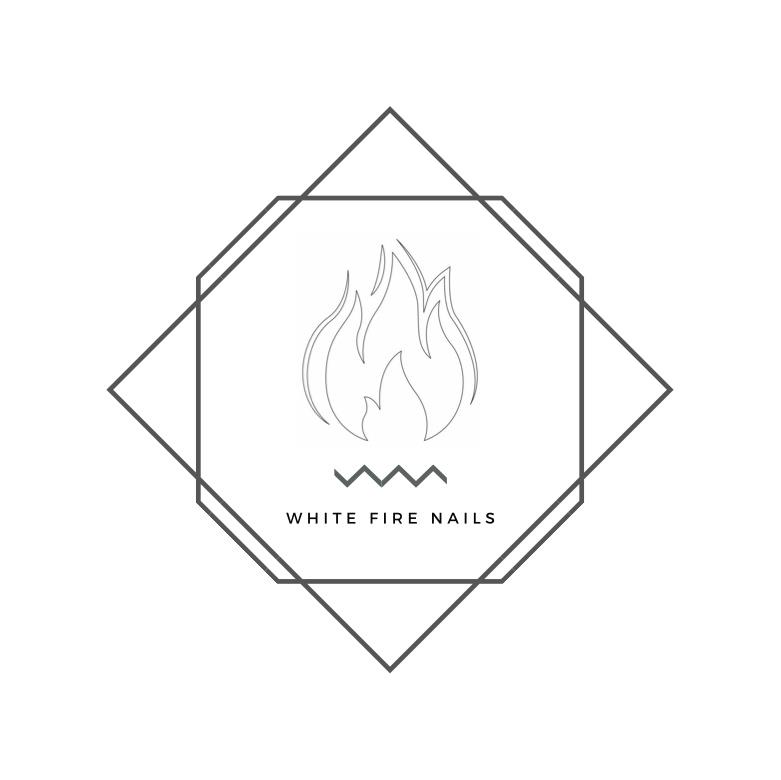 White Fire Nails